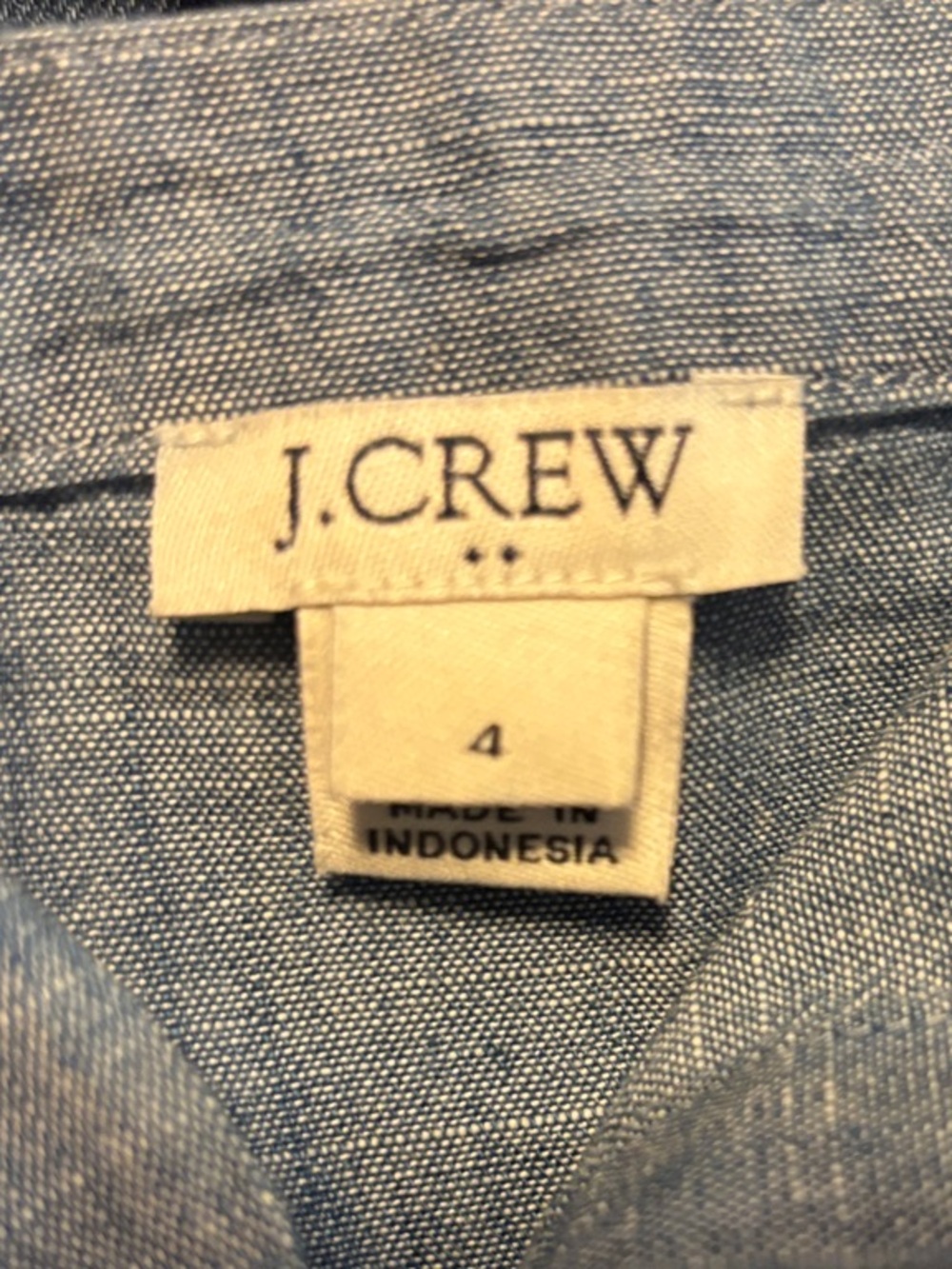 J. Crew Light Denim Chambray Dress - Picture 2 of 2